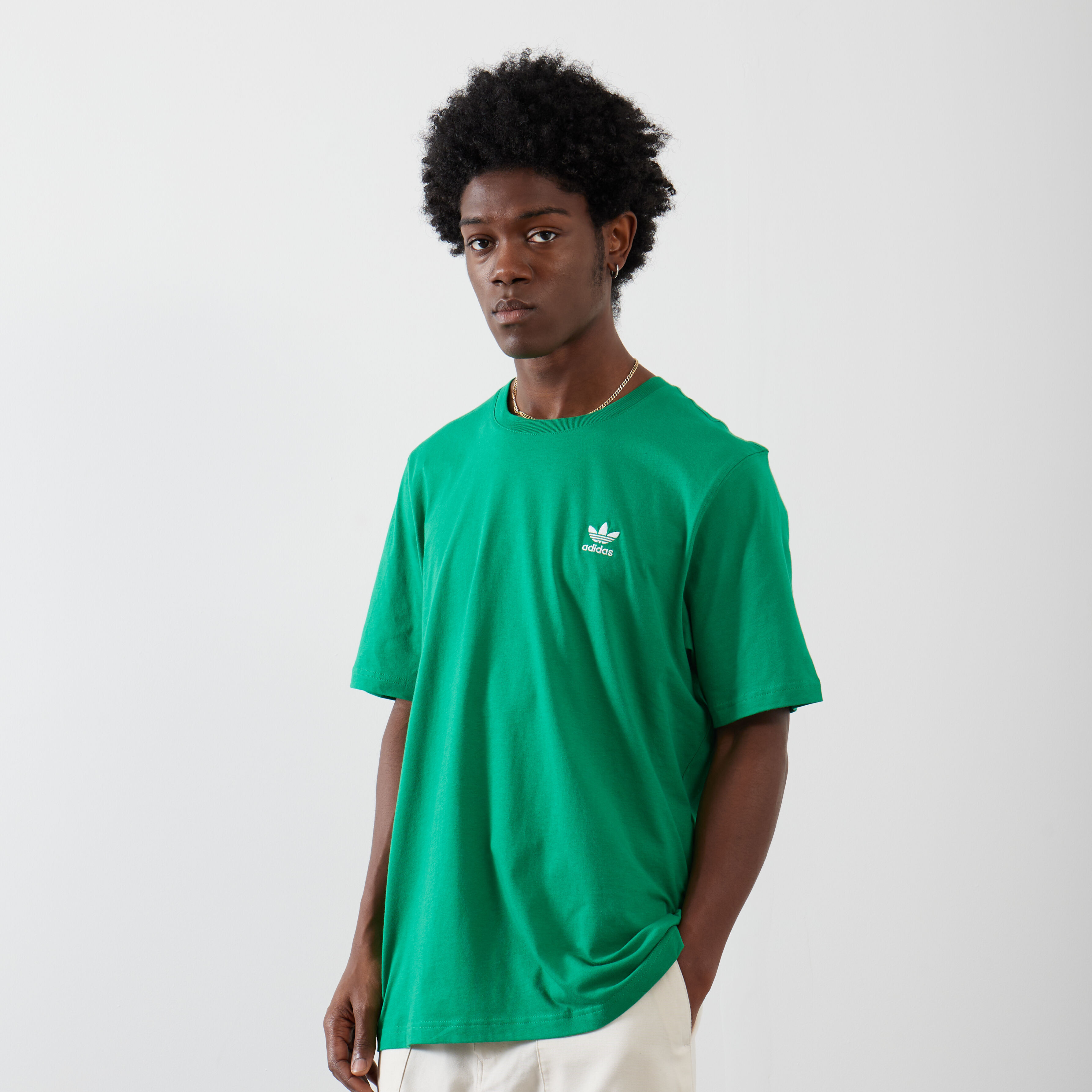 T shirt 2025 adidas original vert