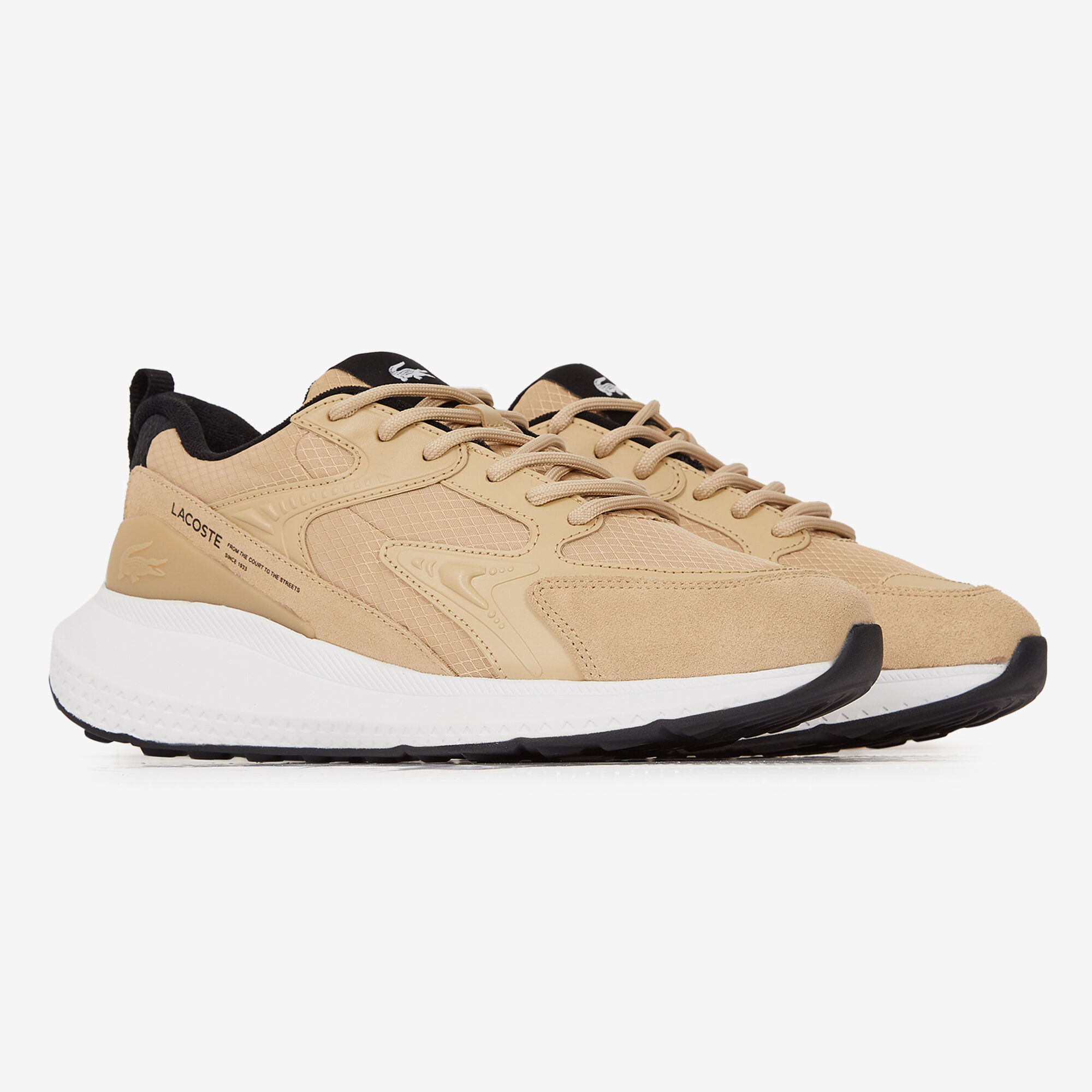 LACOSTE L003 EVO BEIGE SNEAKERS HOMME Courir.be