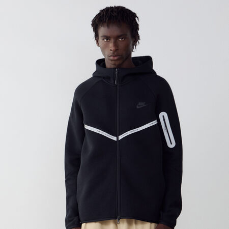 JACKET TECH FLEECE FZ REFLECTIVE : NOIR
