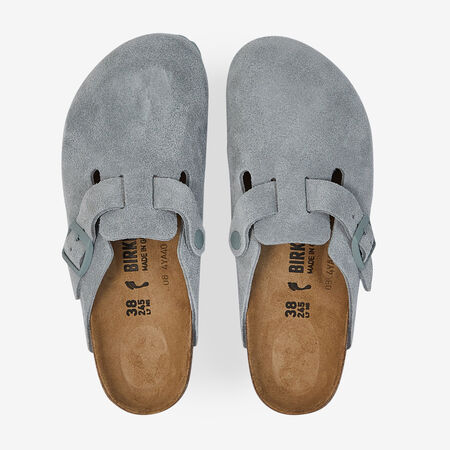 BIRKENSTOCK boston BOSTON SUEDE PURE SAGE GROEN DAMES