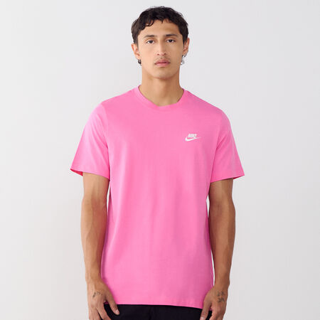 NIKE TEE SHIRT CLUB ROSE/BLANC HOMME