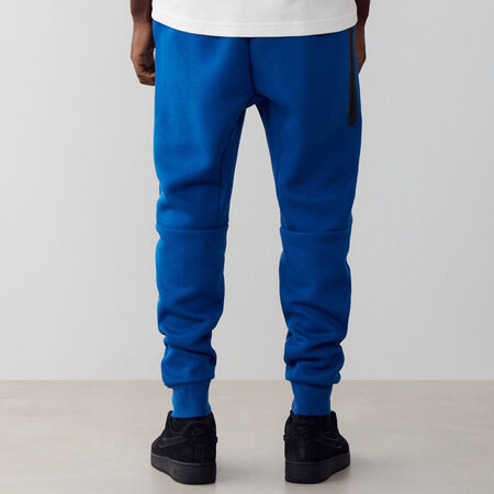 NIKE PANT JOGGER TECH FLEECE BLEU/NOIR HOMME