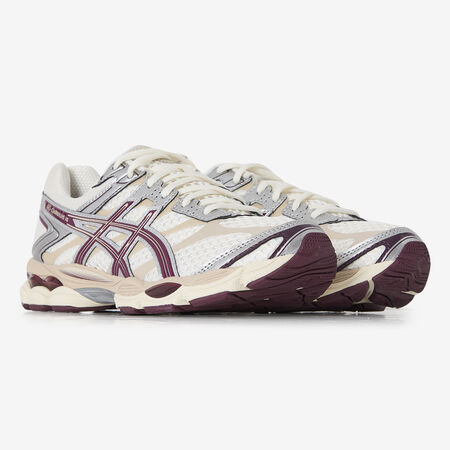 ASICS gel-cumulus GEL-CUMULUS 16 BLANC/BORDEAUX FEMME