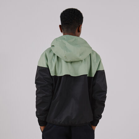 NIKE JACKET WINDRUNNER NOIR/VERT HOMME