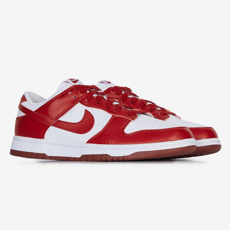 NIKE dunk DUNK LOW NEXT NATURE BLANC/ROUGE HOMME