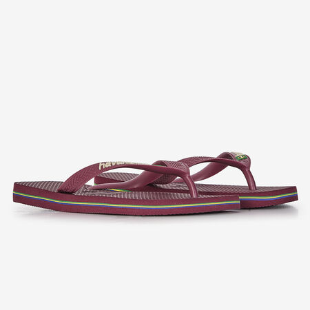 HAVAIANAS BRASIL LOGO BORDEAUX DAMES