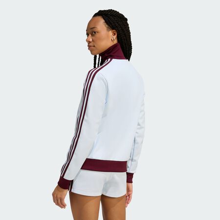 ADIDAS ORIGINALS JACKET FZ CLASSIC BLEU/BORDEAUX FEMME