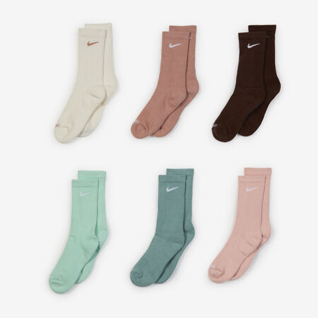 NIKE CHAUSSETTES X6 CREW CUSHION VERT HOMME