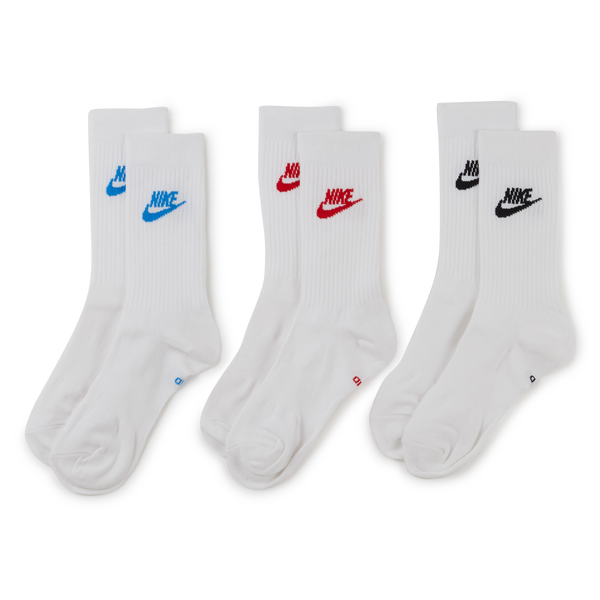 PACK CHAUSSETTES X3 CREW COLORED LOGO