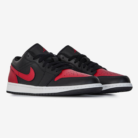 JORDAN air jordan 1 AIR JORDAN 1 LOW ZWART/ROOD HEREN