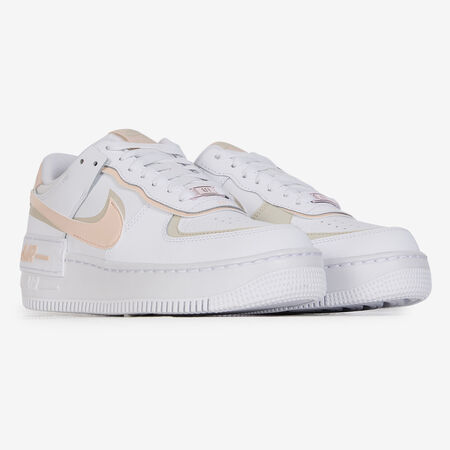 NIKE air force 1 AIR FORCE ONE SAHDOW BLANC/CORAIL FEMME