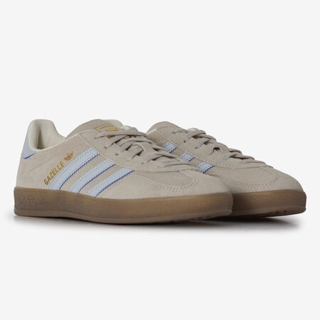 ADIDAS ORIGINALS gazelle GAZELLE INDOOR BEIGE/BLEU FEMME
