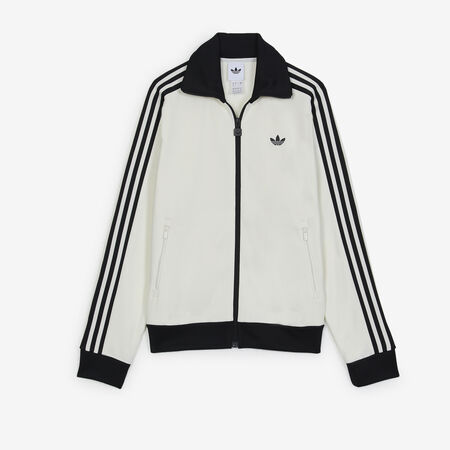 ADIDAS ORIGINALS JACKET FZ CLASSIC ECRU/NOIR FEMME
