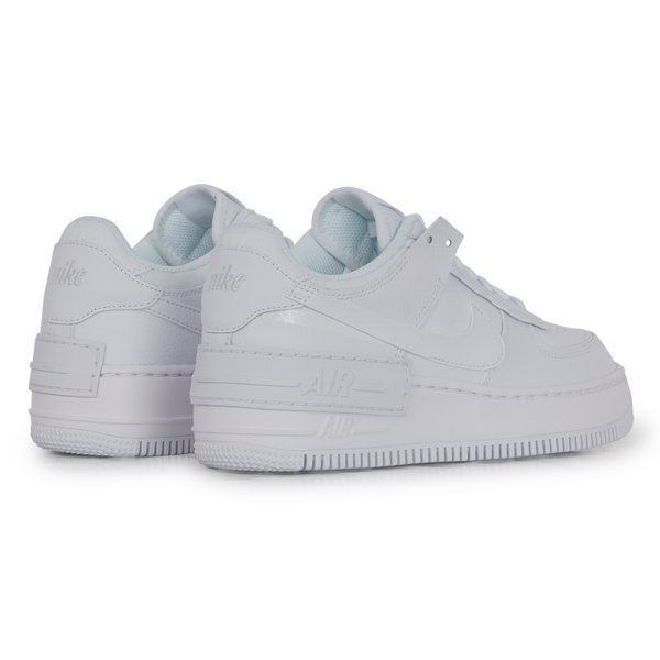 NIKE AIR FORCE SHADOW BLANC/BLANC SNEAKERS FEMME