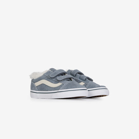 VANS old skool OLD SKOOL V SHERPA BLEU/BEIGE BABY