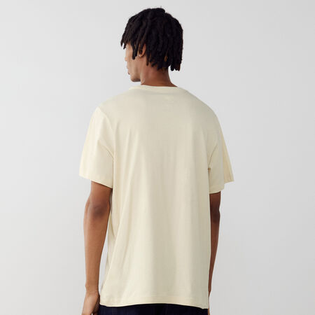 NIKE TEE SHIRT CLUB BEIGE/BLANC HEREN