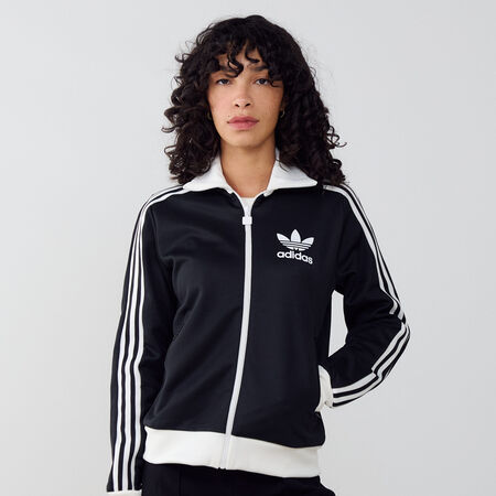 ADIDAS ORIGINALS JACKET FZ ADICOLOR CLASSICS NOIR/BLANC DAMES