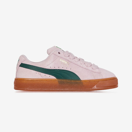 PUMA suede SUEDE XL ROSE/VERT JUNIOR