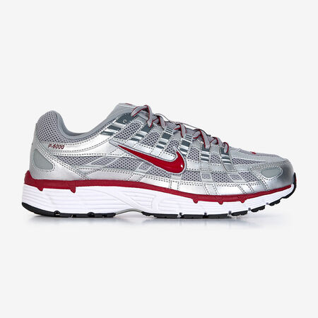 NIKE p-6000 P-6000 ZILVER/ROOD HEREN