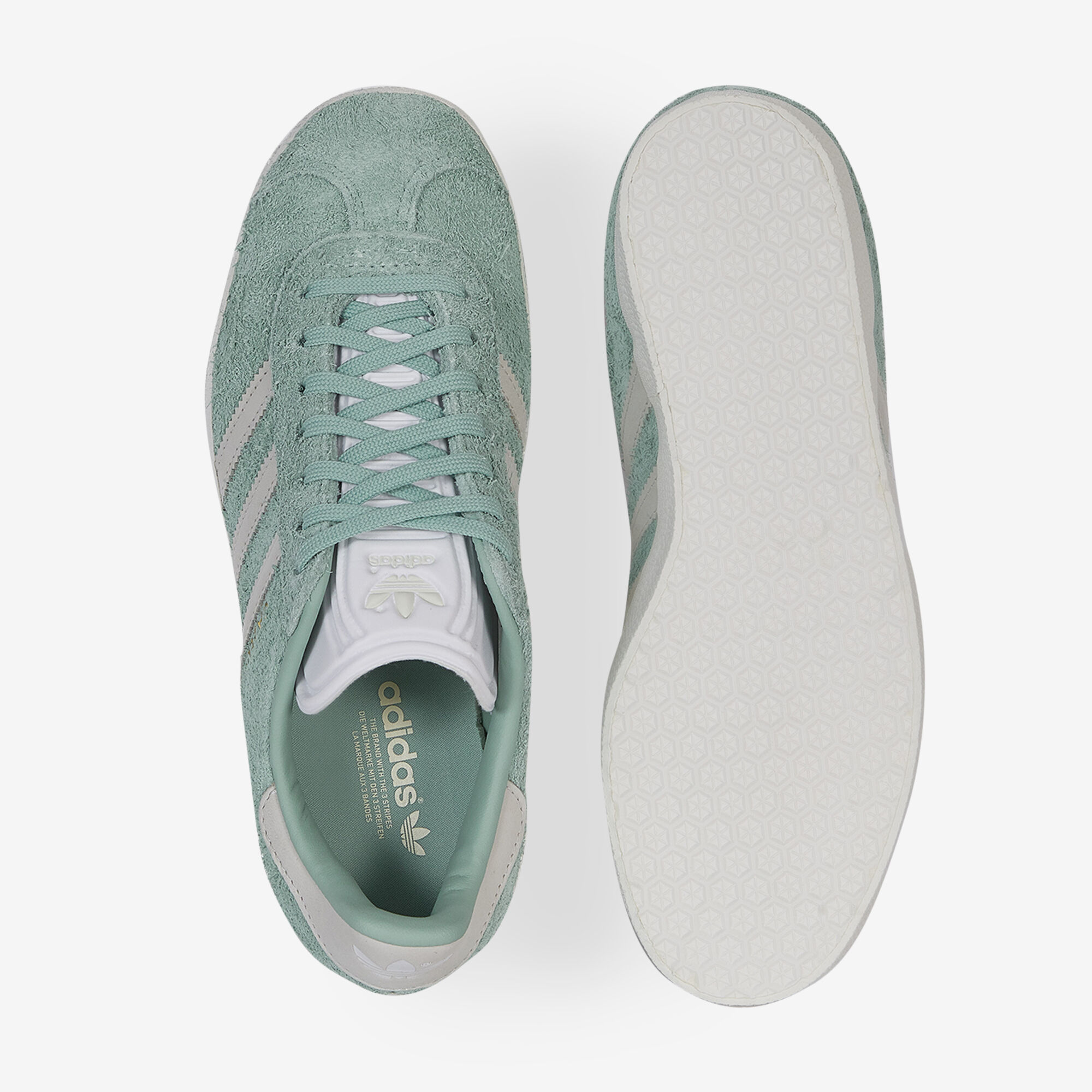 ADIDAS ORIGINALS GAZELLE MINTGROEN WIT SNEAKERS DAMES Courir.be