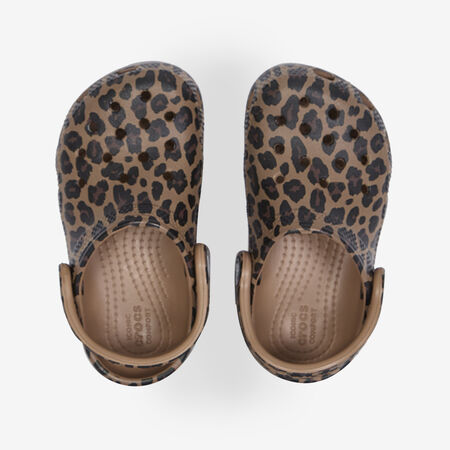 CROCS CLASSIC CLOG LEOPARD BÉBÉ