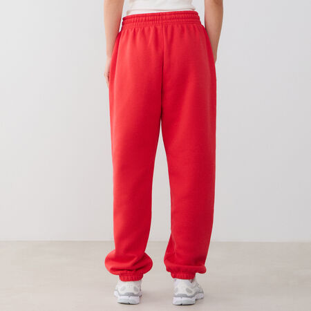 NIKE PANT JOGGER PHOENIX OS ROOD/WIT DAMES