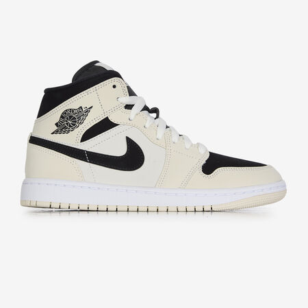 AIR JORDAN 1 MID : NOIR/ROSE