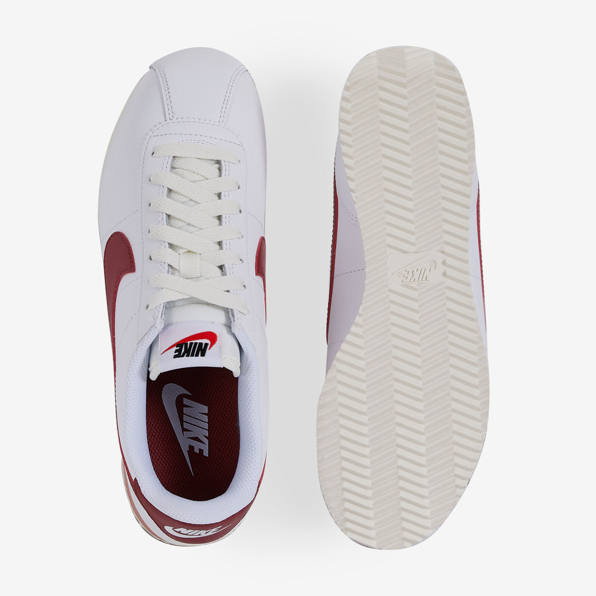 NIKE CORTEZ BLANC ROUGE SNEAKERS FEMME Courir.be