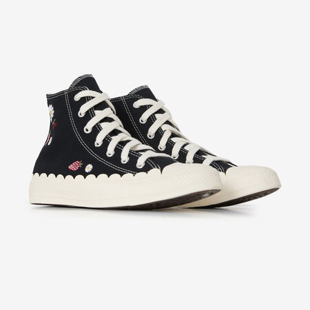 CONVERSE chuck taylor all star CHUCK TAYLOR ALL STAR HI SUMMER MARKET NOIR/BLANC JUNIOR