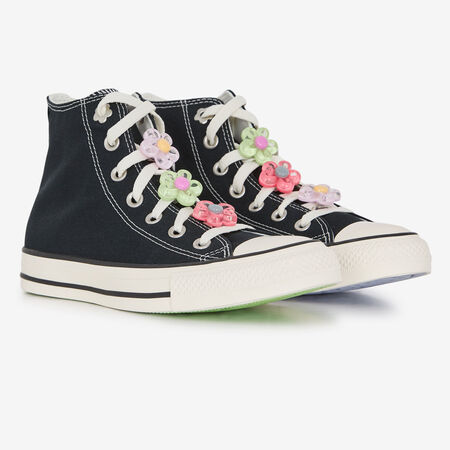 CONVERSE CHUCK TAYLOR HI NOIR/BLANC DAMES