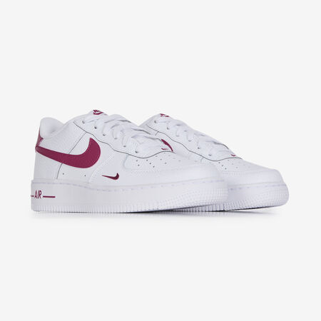 NIKE air force 1 AIR FORCE 1 LOW MINI SWOOSH BLANC/ROUGE JUNIOR