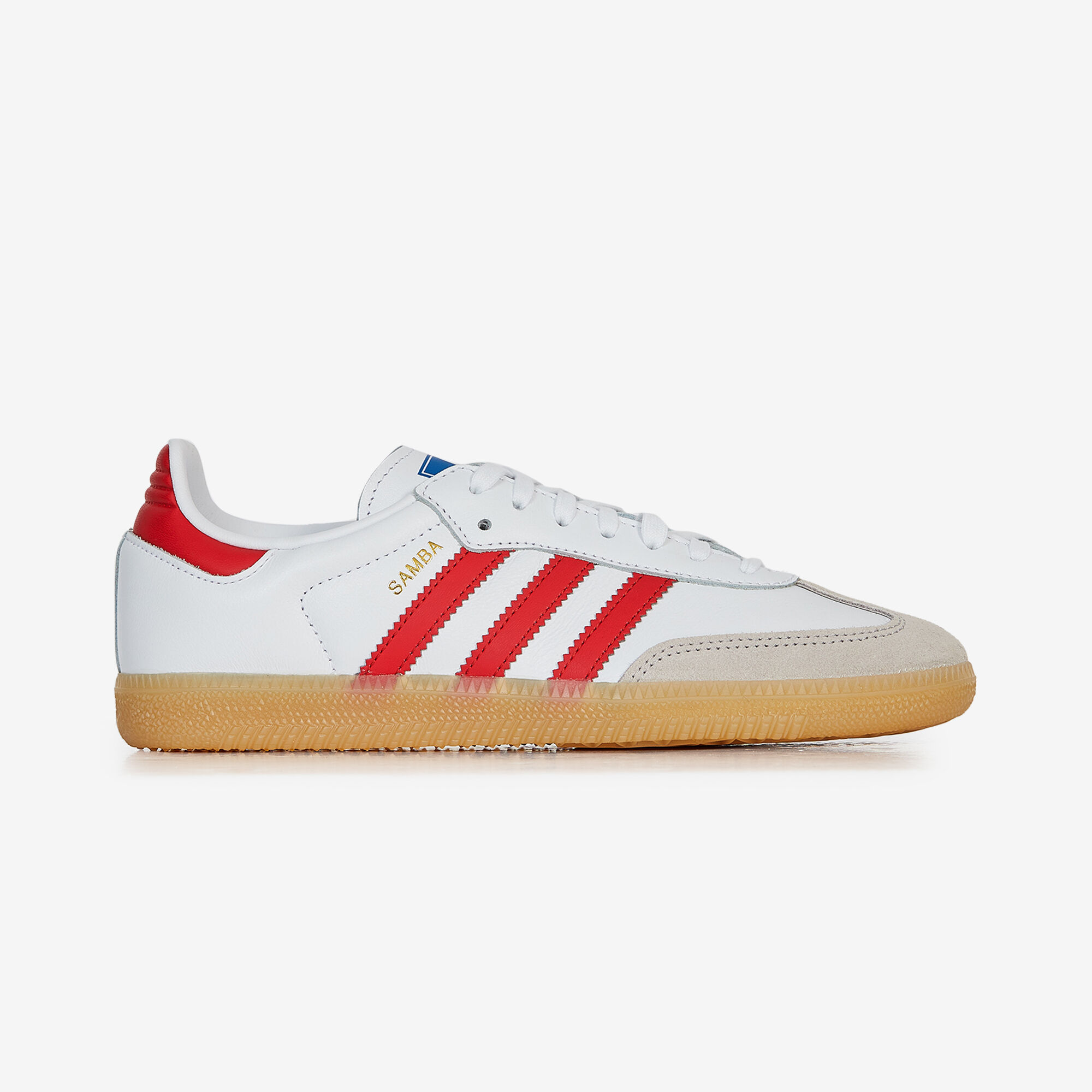 ADIDAS ORIGINALS SAMBA OG WIT ROOD SNEAKERS KINDEREN Courir.be