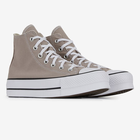 CONVERSE chuck taylor all star CHUCK TAYLOR ALL STAR LIFT HI BEIGE FEMME