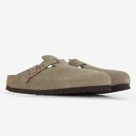 BIRKENSTOCK boston BOSTON SUEDE TAUPE TAUPE DAMES
