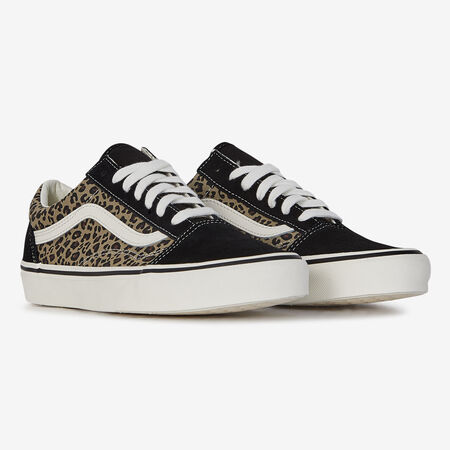 VANS old skool OLD SKOOL CHEETAH NOIR/MARRON FEMME
