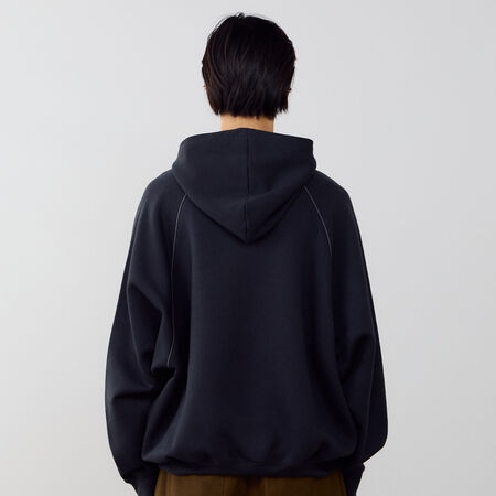 NEW BALANCE HOODIE LINEAR GRAPHIC NOIR HOMME