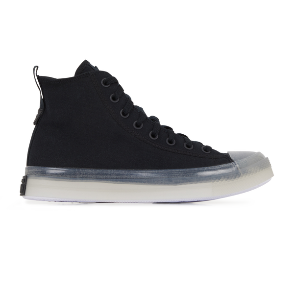 converse haute blanche courir