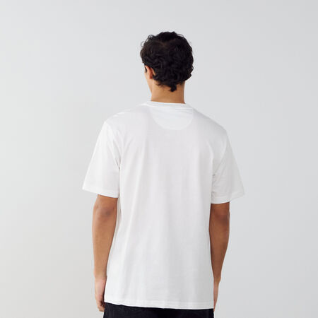 ADIDAS ORIGINALS TEE SHIRT ESSENTIAL TREFOIL BLANC HOMME