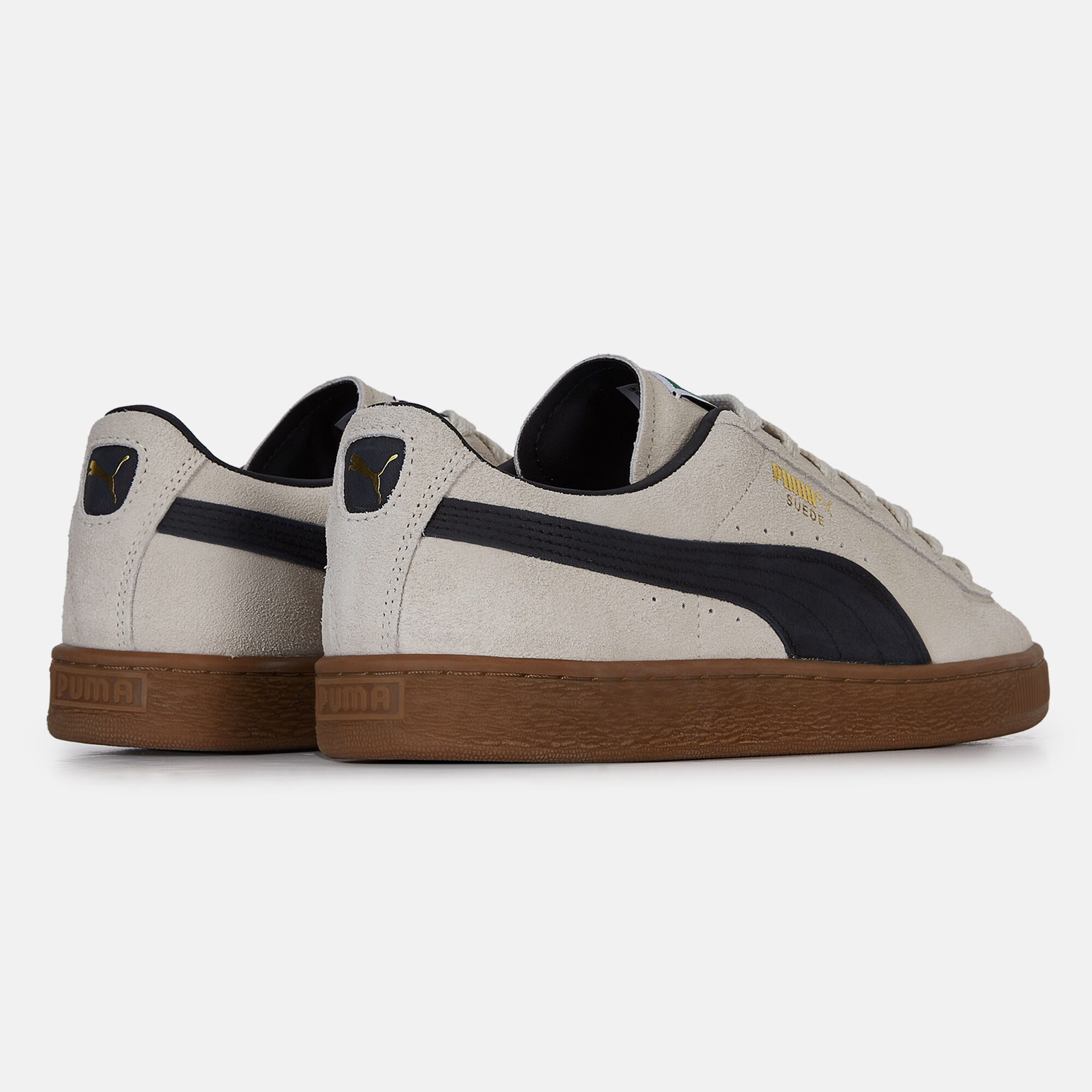PUMA SUEDE BEIGE NOIR SNEAKERS HOMME Courir.be