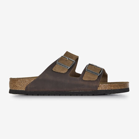 BIRKENSTOCK arizona ARIZONA LEATHER MIX DARK TEA MARRON HOMME