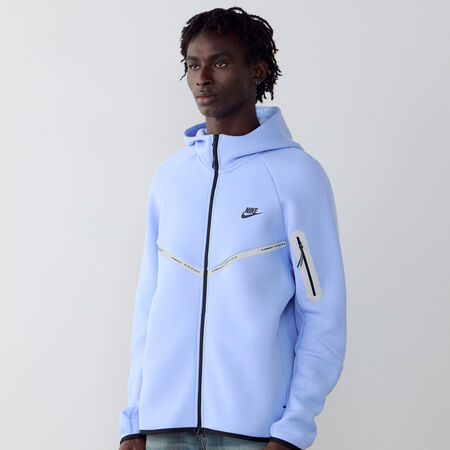 NIKE JACKET TECH FLEECE FZ REFLECTIVE BLEU/NOIR HEREN