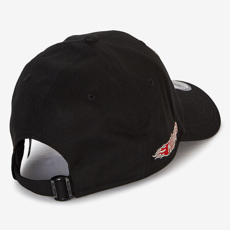 NEW ERA 9FORTY CHICAGO BULLS METALLIC NOIR/ROUGE HOMME