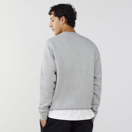 NIKE SWEAT CREW CLUB GRIJS/WIT HEREN