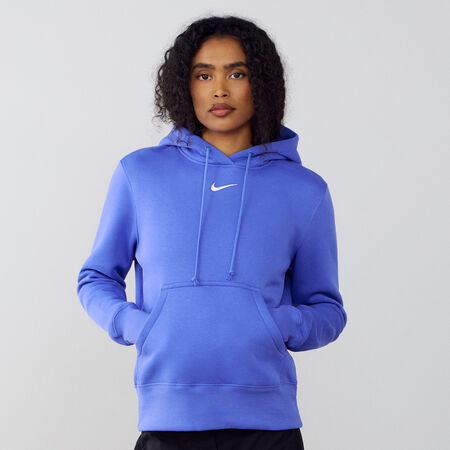 NIKE HOODIE CLUB CENTERED LOGO BLEU FEMME