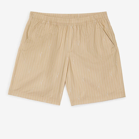LACOSTE SHORT AOP SUMMER BEIGE HEREN