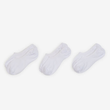 COURIR PACK FOOTIES COURIR X3 BLANC MIXTE