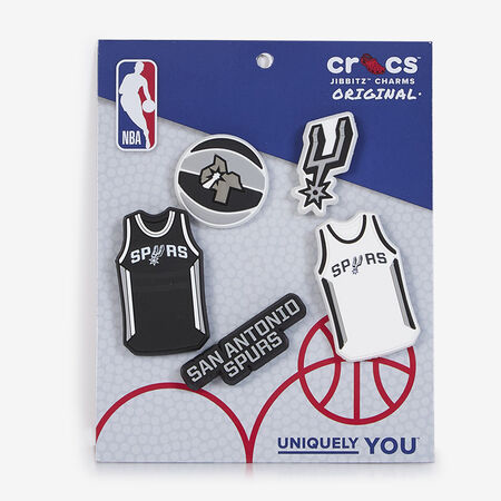 CROCS JIBBITZ NBA SAN ANTONIO SPURS 5PC MULTICOLORE MIXTE