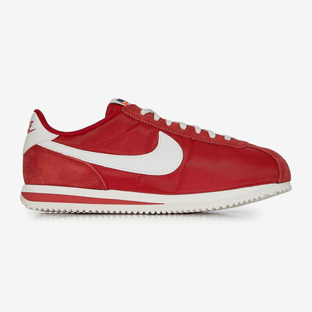 NIKE cortez CORTEZ NYLON ROUGE/BLANC FEMME