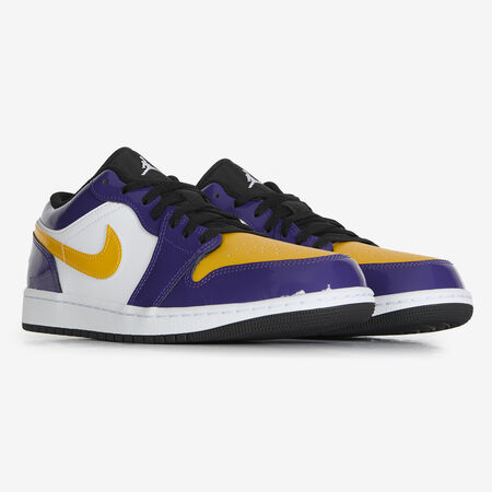 JORDAN air jordan 1 AIR JORDAN 1 LOW VIOLET/JAUNE HOMME