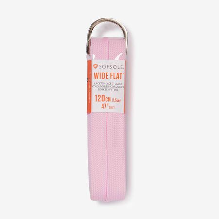 SOFSOLE LACET PLAT LARGE 120CM ROSE MIXTE